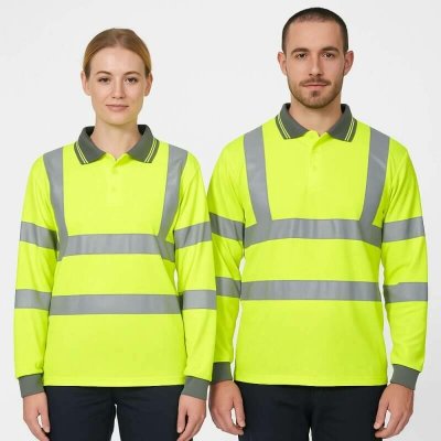 Portwest Polokošile S277 HiVis dlouhý rukáv reflexní Žlutá XL – Hledejceny.cz