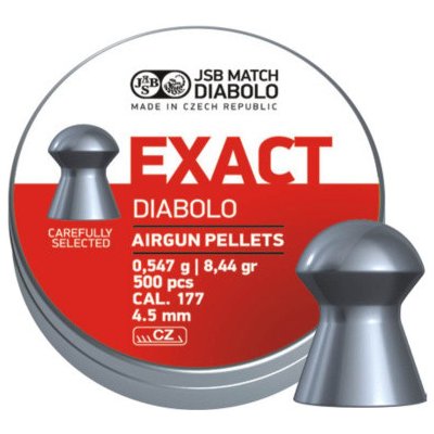 Diabolky JSB Match Diabolky JSB Exact 4,52 mm 500 ks – Zboží Mobilmania