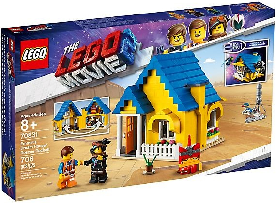 LEGO® Movie 70831 Emmetův vysněný dům/Záchranná raketa! od 2 499 Kč -  Heureka.cz