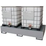 Kovová záchytná jímka pod 2 IBC kontejnery ECONOMY – Hledejceny.cz