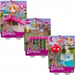 Mattel Barbie mini herní set s mazlíčkem grilování GRG76 – Zboží Mobilmania