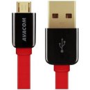 Avacom DCUS-MIC-40R USB - Micro USB, 40cm, červený