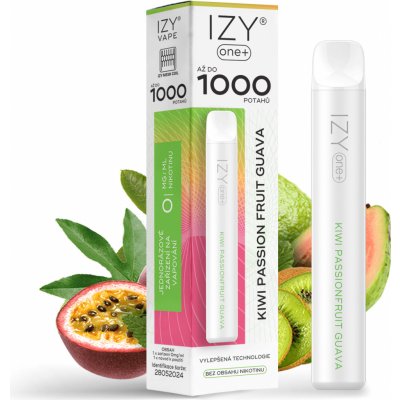 IZY VAPE IZY ONE+ Kiwi Passionfruit Guava 18 mg 1000 potáhnutí – Hledejceny.cz
