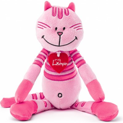 Lumpin Kočka Rosalie střední růžová 38 cm – Sleviste.cz