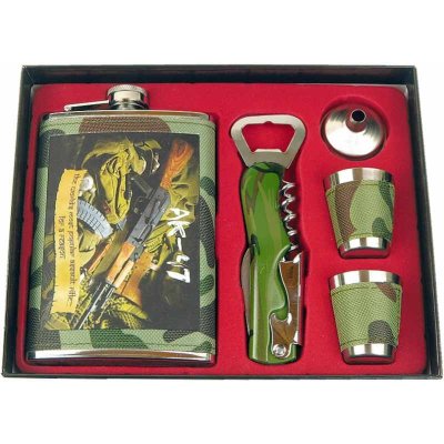 Placatka s pohárky AK47 – Zboží Dáma