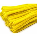 Chlupatý modelovací drát 160281/02, jednobarevná žlutá, průměr 6mm, délka 30cm, (1 balení, 20 kusů) – Hledejceny.cz