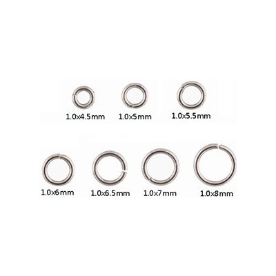 Šperky4U Ocelový kroužek tl. 1,0 mm - OK1484-1005 – Zboží Dáma