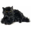 Plyšák kočka černá 28 cm