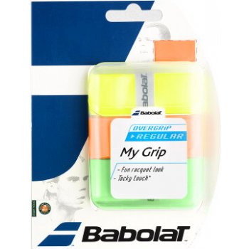 Babolat My overgrip 3ks zelená/žlutá/oranžová