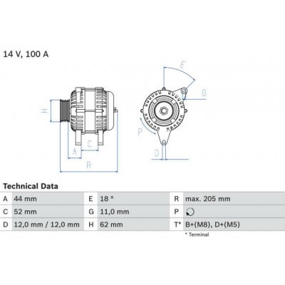 generátor BOSCH 0 986 049 231 | Zboží Auto