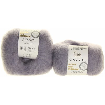 Gazzal Super Kid Mohair 64411 ocelová – Zboží Dáma
