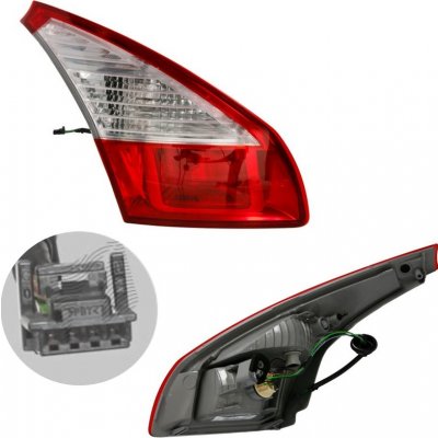 ZADNÍ SVĚTLO, LAMPA LEVÉ HATCHBACK RENAULT MEGANE III, 11.13-09.16, RENAULT MEGANE III, 10.08-11.13 OE: 265550009R 043856, 43856 Valeo | Zboží Auto