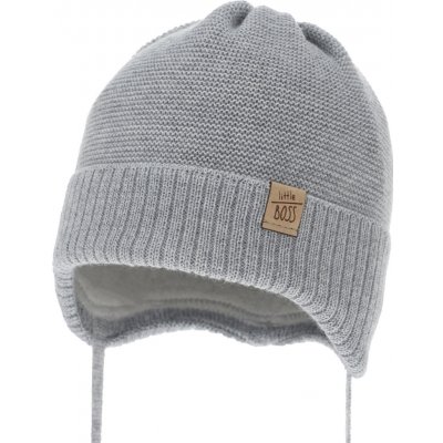 Agbo Chlapecká zimní čepice šedá s merino vlnou Darsi – Zboží Mobilmania