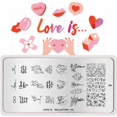 Image destička MoYou Love is... 04 – Zboží Dáma