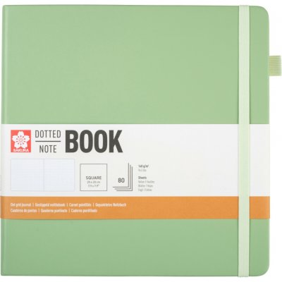 Sakura Zápisník v pevné vazbě tečkovaný Pale Patina 140 g – Zboží Živě