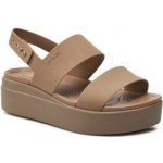 Crocs Brooklyn Low Wedge W 206453 Latte/Mushroom 2EL – Zboží Mobilmania