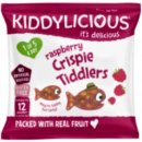Dětský snack Kiddylicious rybičky křupavé malinové 12 g