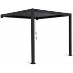 Gutroof Terasová pergola ke stěně Premium Wall 3x4 antracit – Sleviste.cz