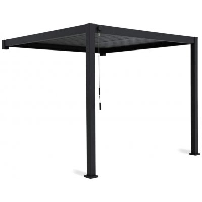Gutroof Terasová pergola ke stěně Premium Wall 3x4 antracit – Sleviste.cz