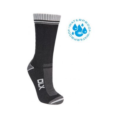 Trespass Voděodolné outdoorové/sportovní ponožky s membránou Amphibian DLX černá – Zboží Mobilmania
