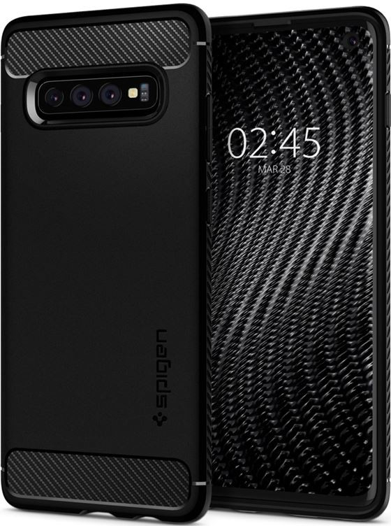 Pouzdro Spigen Rugged Armor Galaxy S10 černé