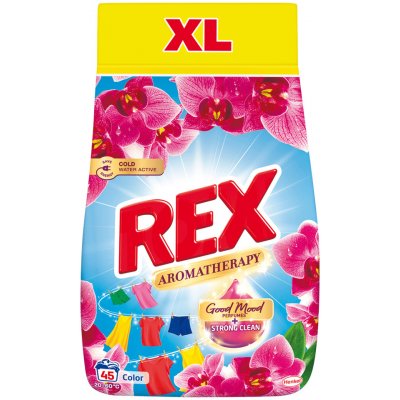 Rex prací prášek Aromatherapy Orchid Color 45 PD 2,475 kg – Zboží Mobilmania