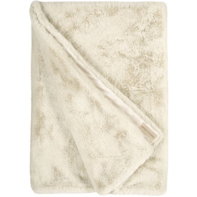 Winter Home Winter Home Kožešinový pléd Guanaco butter 140x200 – Zboží Mobilmania