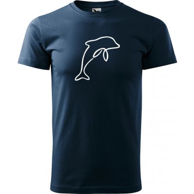 Roni Syvin Jednotahový Delfín bílá námořnická modrá