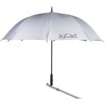 JuCad Telescopic Umbrella Windproof UV stříbrná – Zboží Dáma