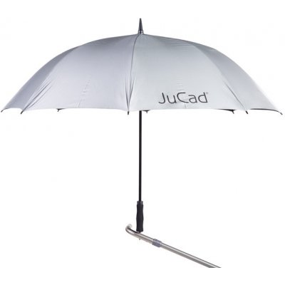 JuCad Telescopic Umbrella Windproof UV stříbrná – Zbozi.Blesk.cz