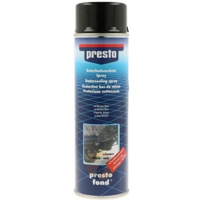 Presto Ochrana podvozku a karoserie Bitumen černá sprej 500 ml | Zboží Auto