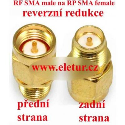 RP SMA male to SMA female redukce – Zboží Živě