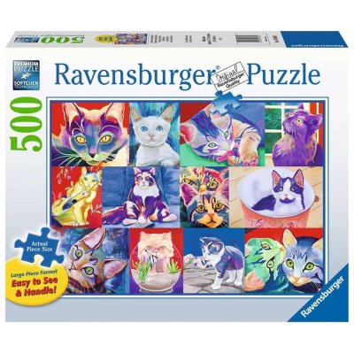 RAVENSBURGER Ahoj koťata XXL 500 dílků – Zboží Mobilmania