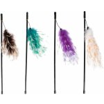 Karlie Hračka škádlítko pro kočky s pštrosím peřím 70cm – Zboží Dáma