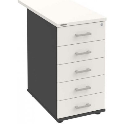 Hobis K 35 C P 80 5 zásuvky léta podél 80 cm antracit bílá – Hledejceny.cz