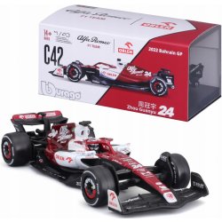 BBurago Model Alfa Romeo Orlen F1 C42 24 Guanyu Zhou 2022 1:43