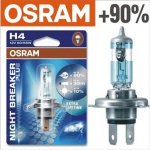 Osram Night Breaker Plus H4 P43t 12V 60/55W – Zboží Mobilmania