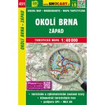 Turistická mapa 451 Okolí Brna západ 1:40 000 – Zboží Dáma