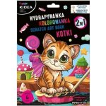 Derform Škrábací obrázek a omalovánky Kočky – Zboží Dáma