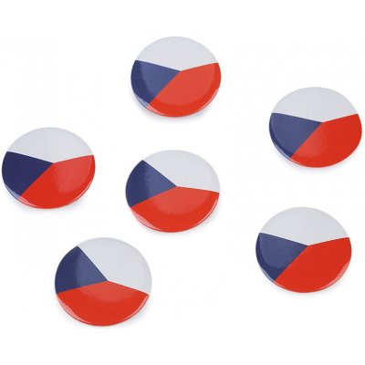 Prima-obchod brož placka vlajka Česká republika 3,5 cm – Hledejceny.cz