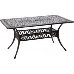 Garden Line Zahradní stůl Hastings 150 cm antický bronz – Sleviste.cz