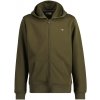 Dětská mikina Gant Shield Zip Hoodie Juniper Green