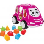 Pilsan vkládačka růžové autíčko – Sleviste.cz