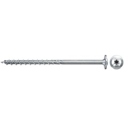 Fischer PowerFast II WTP 6,0x300 BC 100 vrut s talířovou hlavou s drážkou TX a částečným závitem (100KS) – Hledejceny.cz