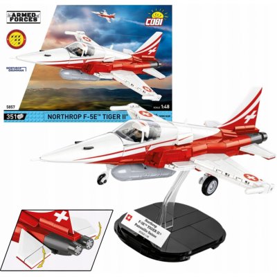 COBI 5857 Armed Forces Northrop F-5E TIGER II, 1:48, 351 kostek – Zboží Dáma