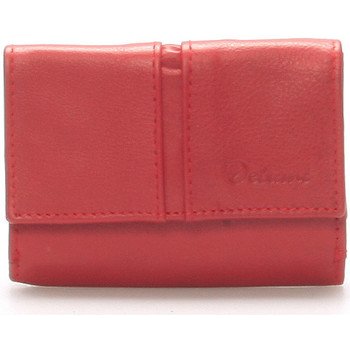 Delami Peněženky Kožená červená peněženka 9386 Červená