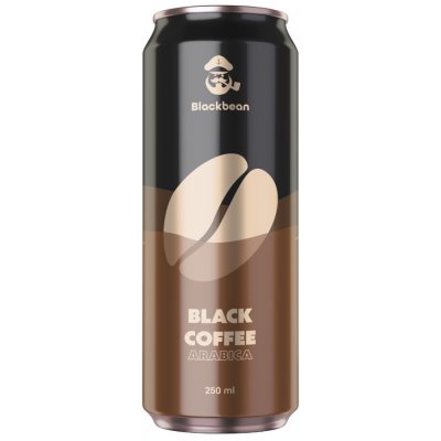 Captain Blackbean Black Coffee 24 x 250 ml – Hledejceny.cz