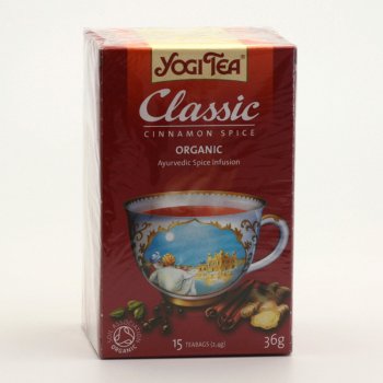 Golden Temple Čaj YogiTea Classic Cinnamon Spice 17 ks 36 g