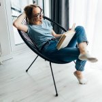 SPRINGOS LOA GF0085 Ratanové zahradní křeslo černé – Zboží Dáma