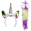 Dětský karnevalový kostým R-kontakt Set jednorožec ocásek a čelenka
